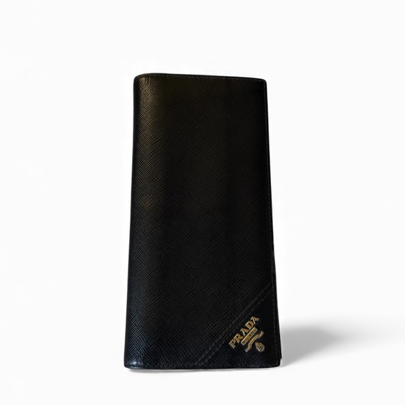 Prada Other - PRADA BLACK SAFFIANO LEATHER LONG WALLET